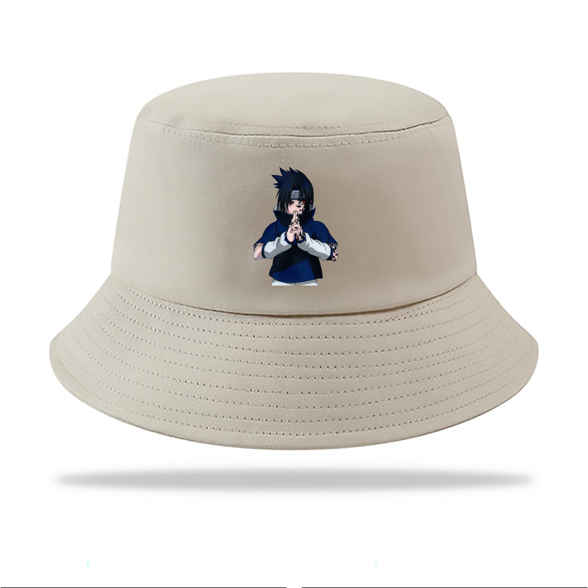 （画像用） NARUTO -ナルト- うちは サスケ Uchiha Sasuke アウトドア日除けバケットハット